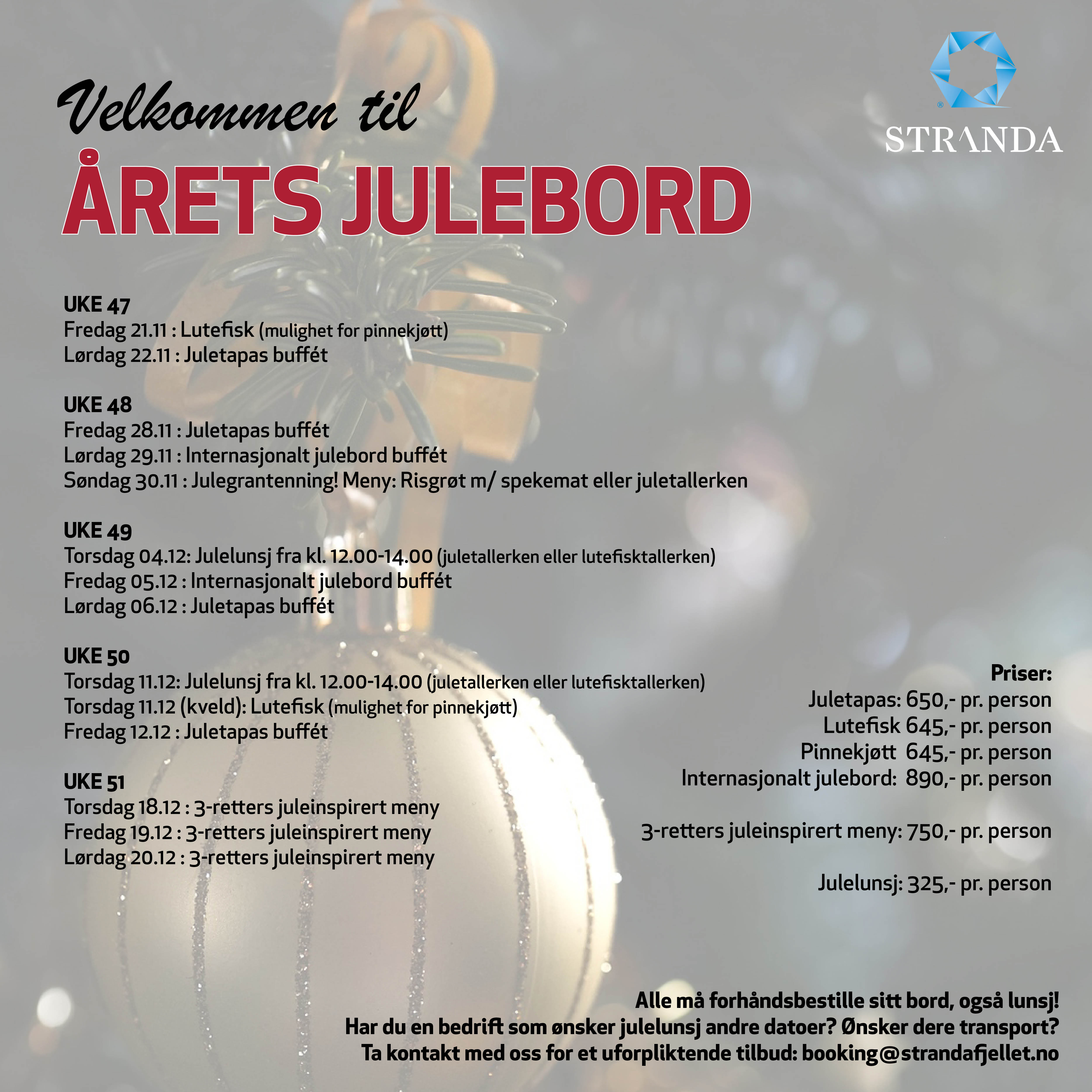 julebord 2025